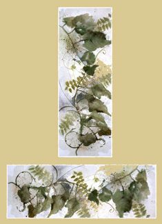 Leaf Scroll Green